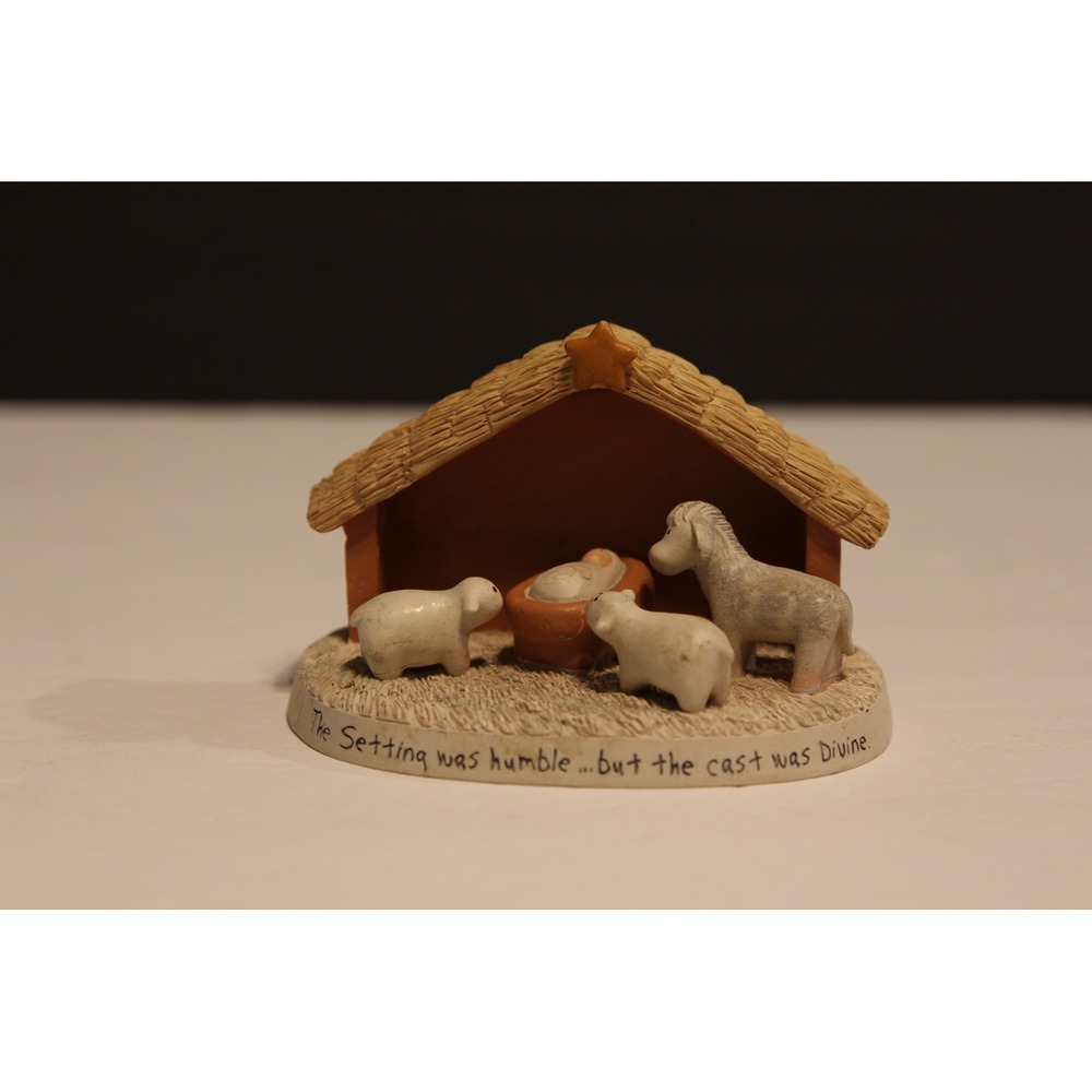 Nativity Lifesighs, Chris Shea Small Christmas Nativity. Pre-Owned (V)
